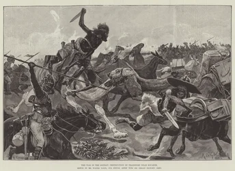 Der Krieg im Sudan, Zerstörung des Transports in der Nähe von Souakim